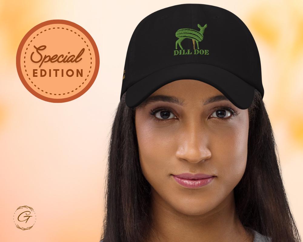 Dill Doe Dad Hat, Funny Embroidered Hat