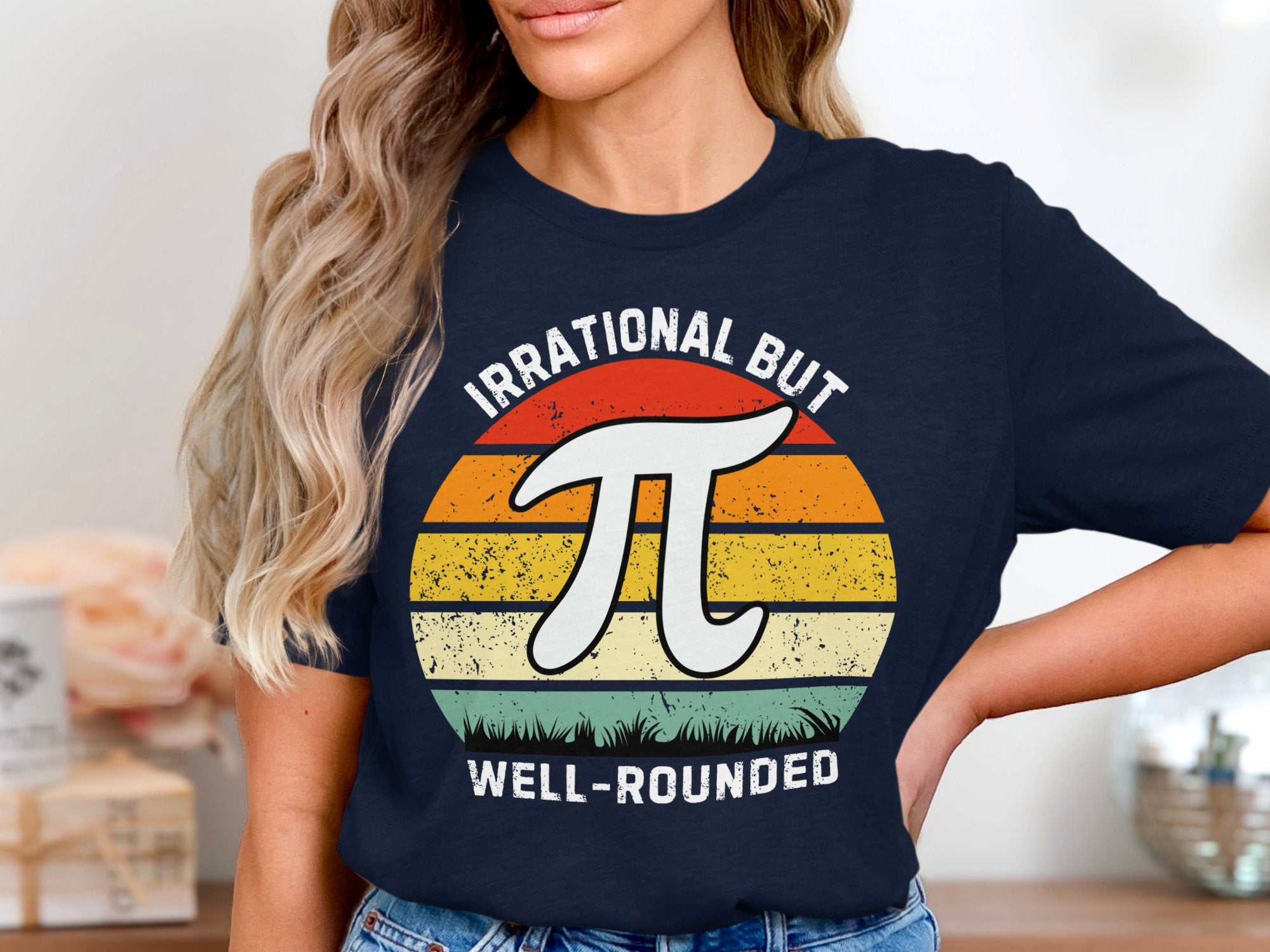 Irrational But Well-Rounded Pi Symbol T-Shirt product type