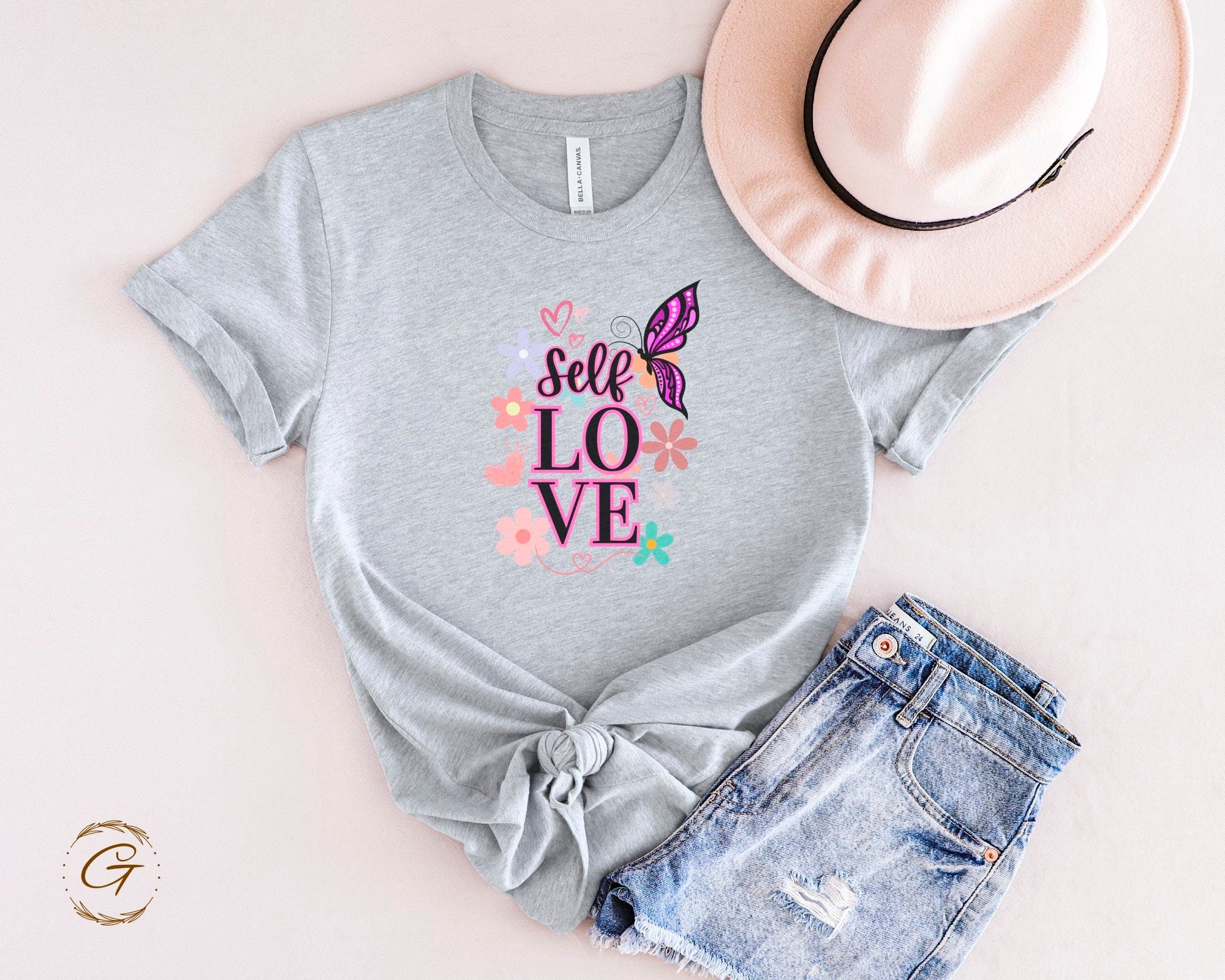 Self Love Butterfly Tee - Positive Affirmation Shirt