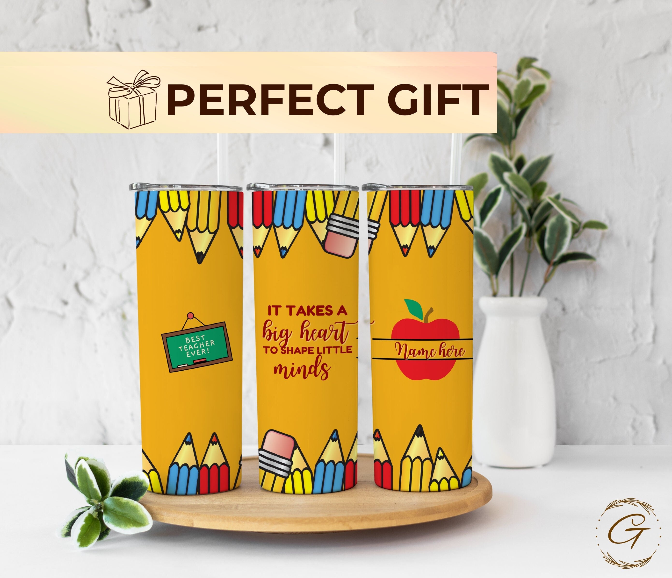 Personalized Teacher Tumbler Gift