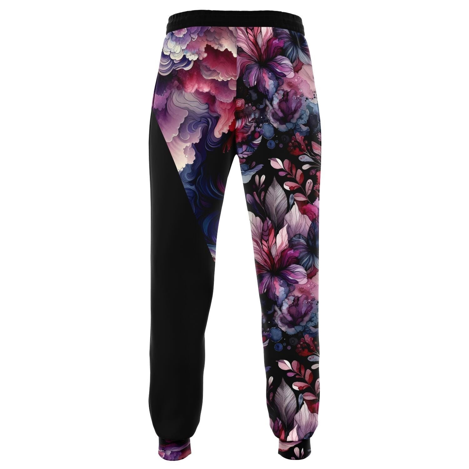 Evolve Floral Print Joggers – Abstract Watercolor Sweatpants