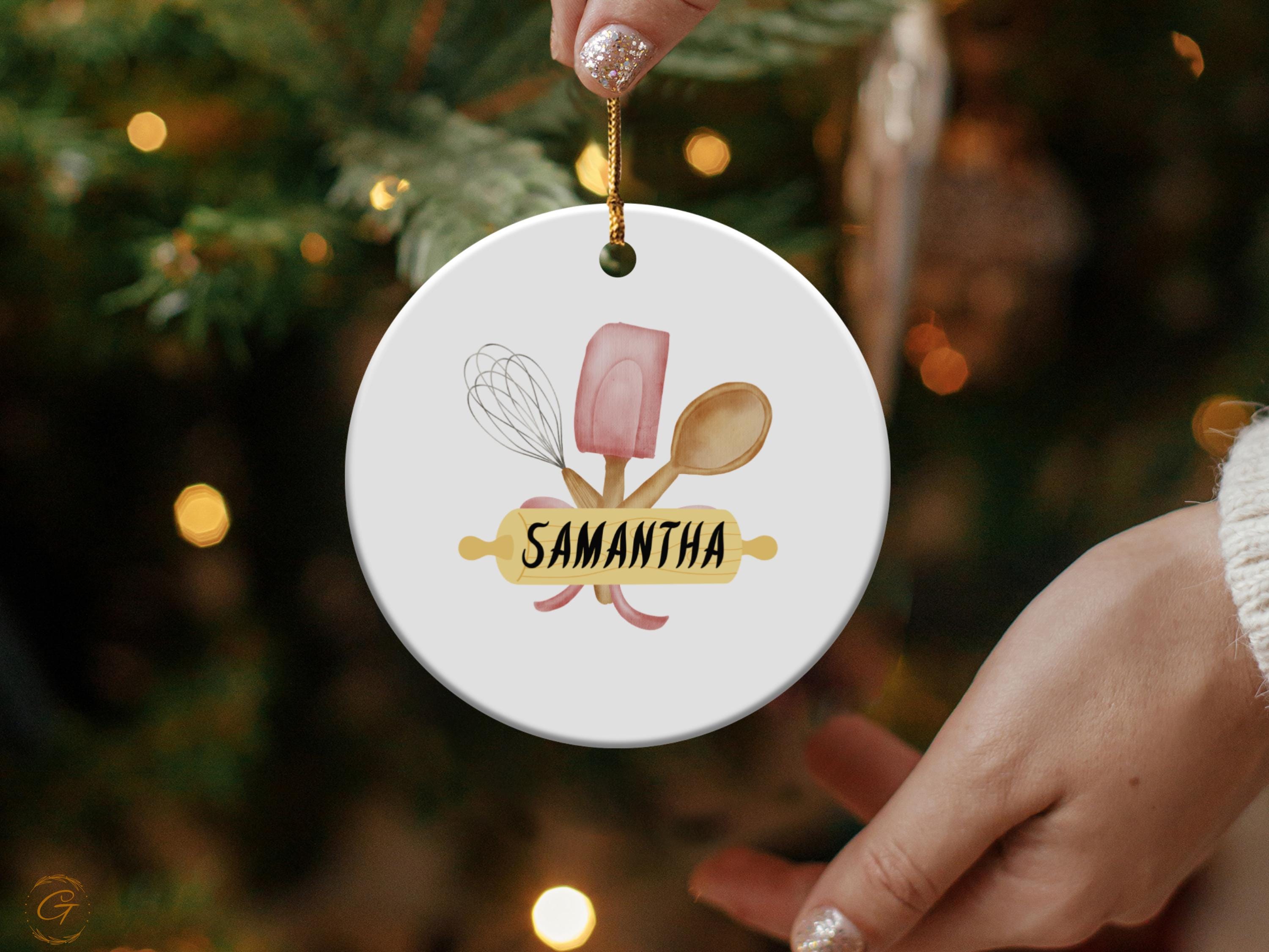 Personalized Chef Ornament, Custom Chef Gift