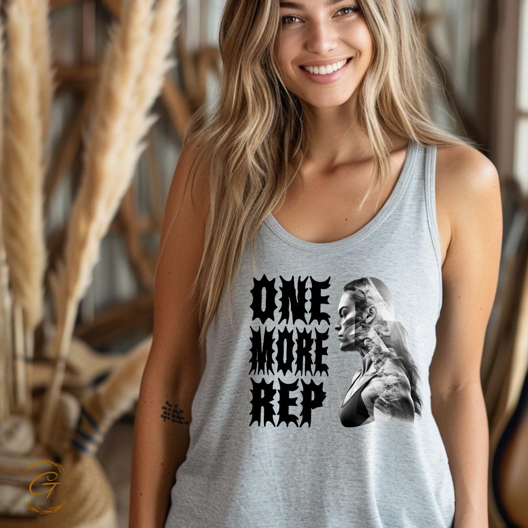 One More Rep Motivational Tank Top