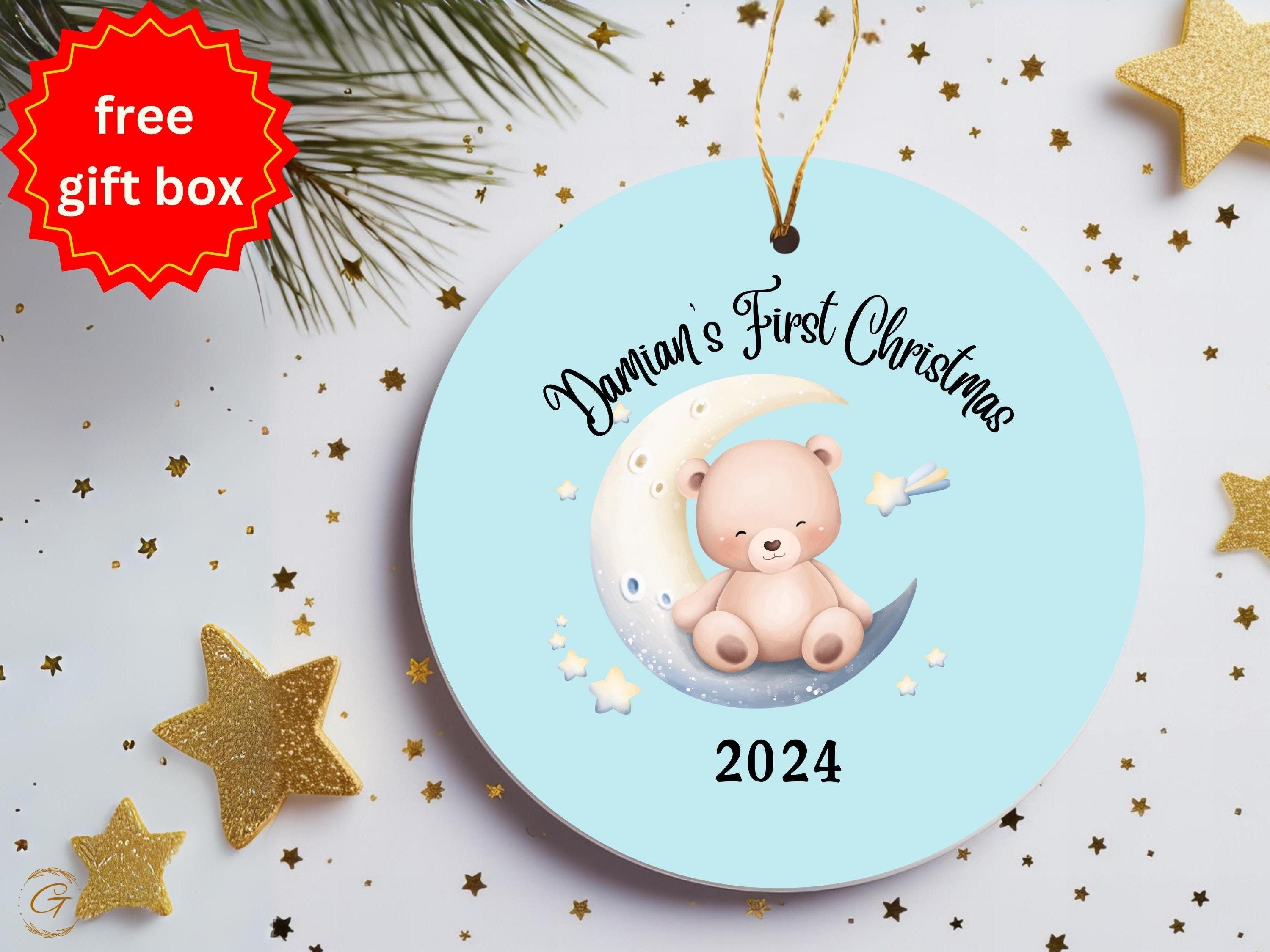 Personalized Baby's First Christmas Ornament