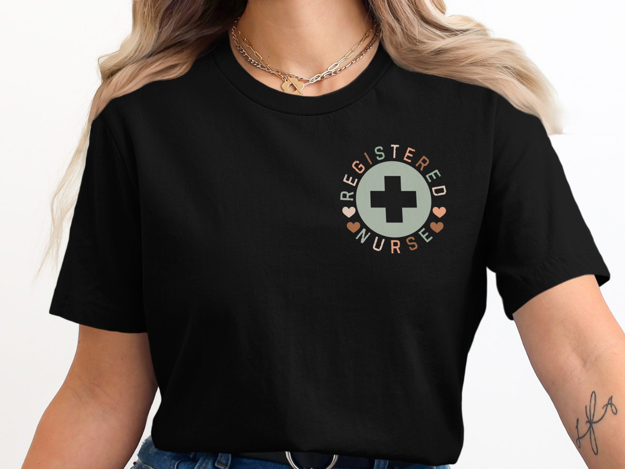 Registered Nurse Design with Heart Accents Shirt product
