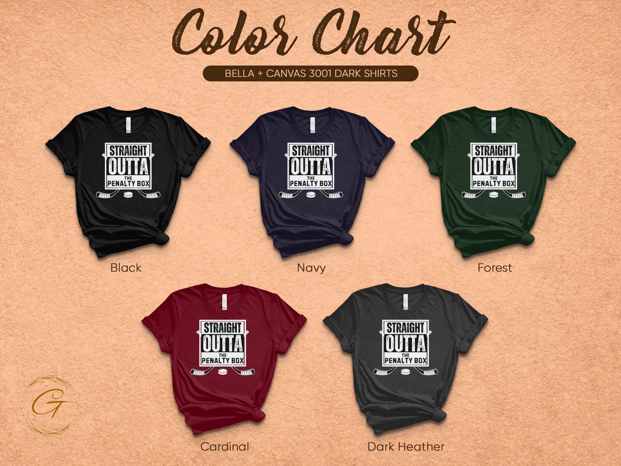 Straight Outta The Penalty Box Hockey Tee