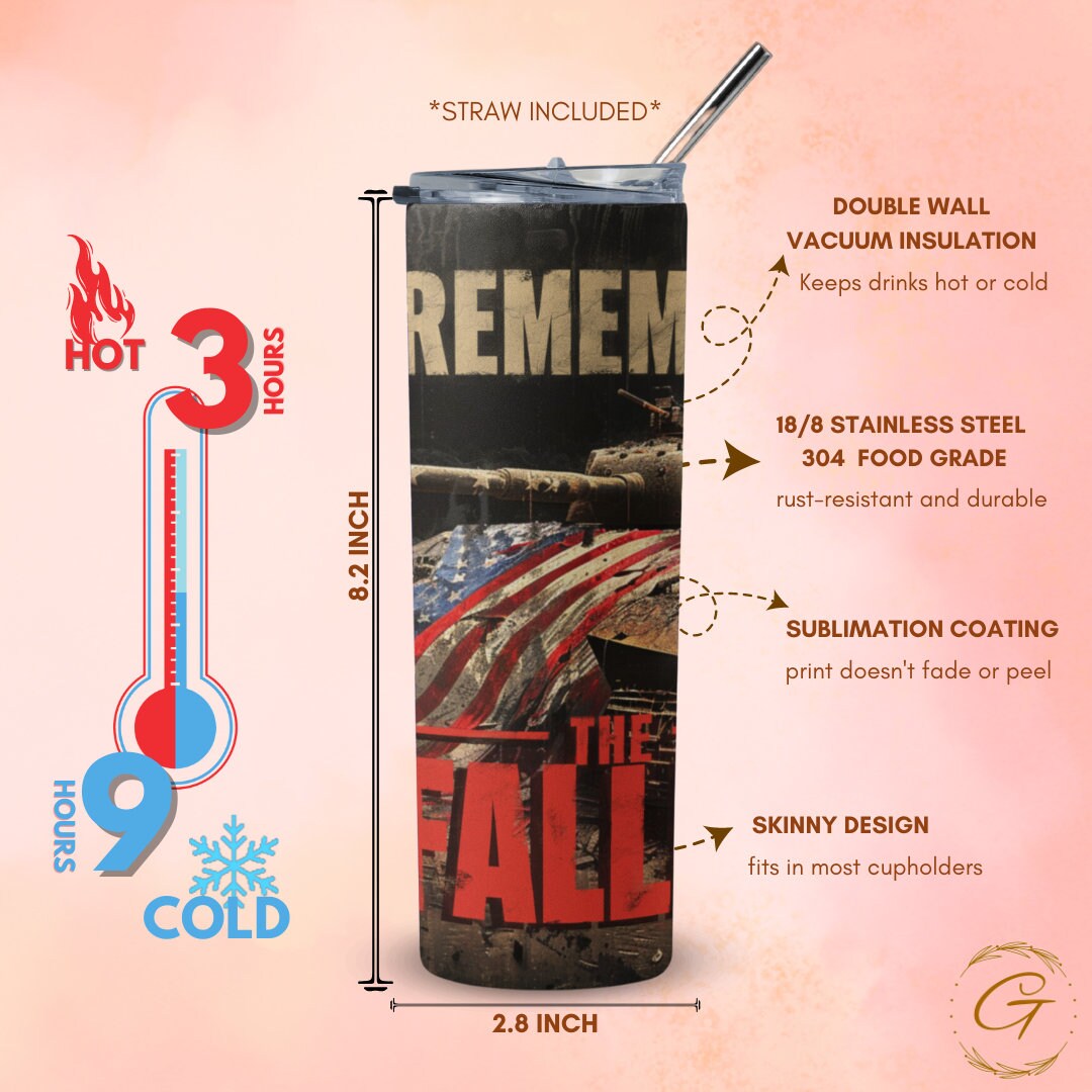 Memorial Day Tribute 20oz Skinny Tumbler