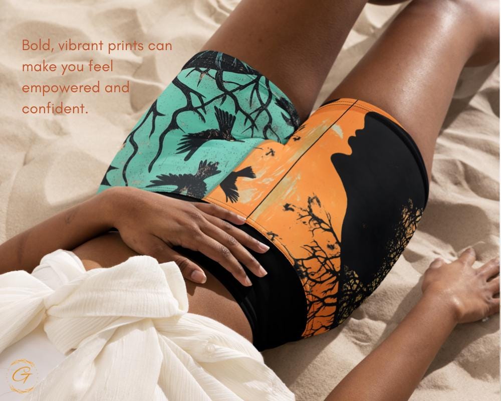 Crow Tree Design Yoga Shorts  High-Waisted Stretchy Activewear