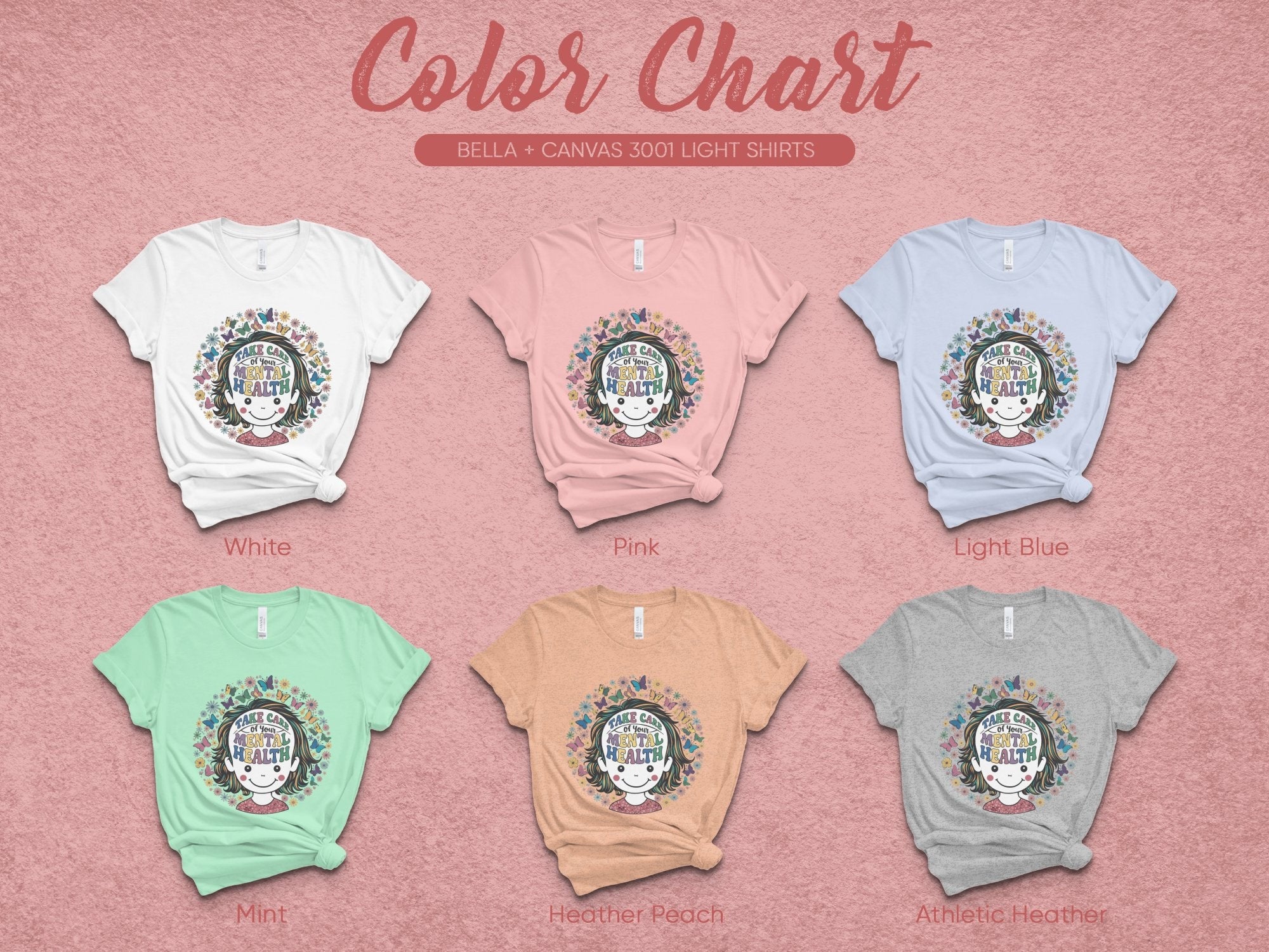 Take Care of Your Mental Health T-Shirt – Inspirational Self-Care Tee