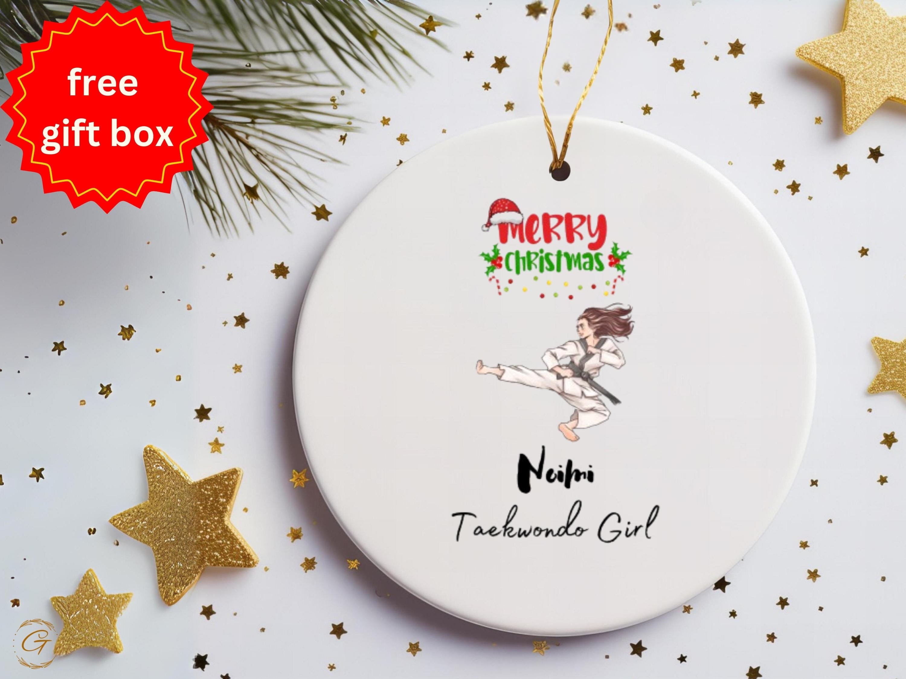 Personalized Taekwondo Ornament
