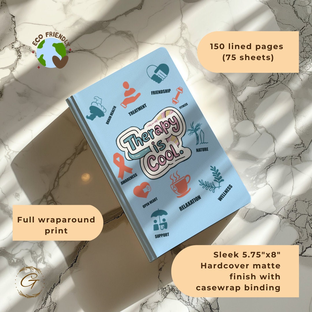 Therapy is Cool Journal Notebook
