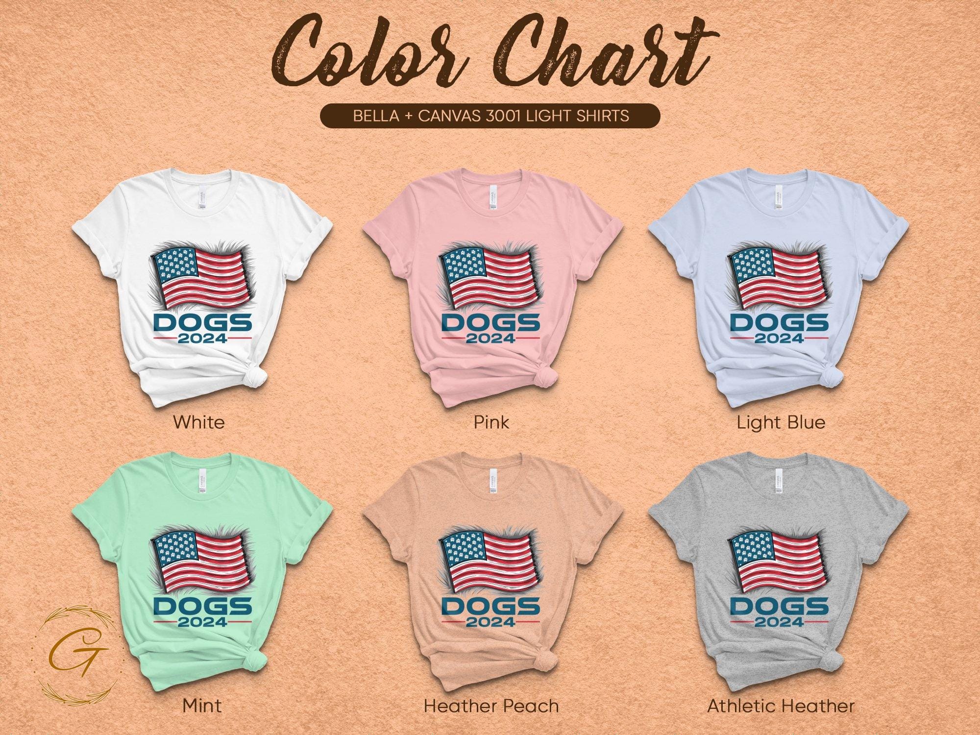 USA Flag Dogs T-Shirt - Patriotic Dog Lover 4th of July Tee