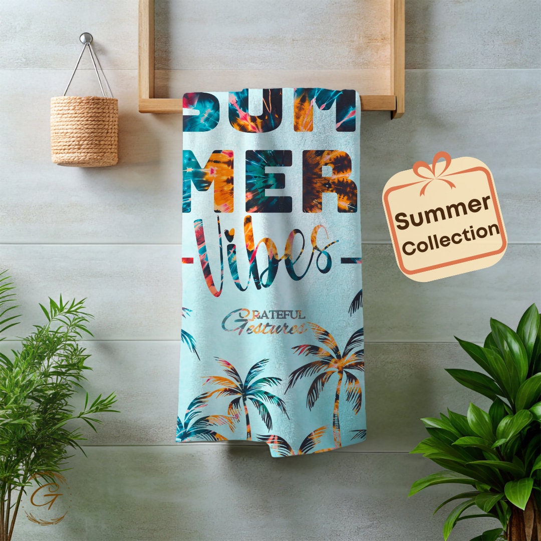 Summer Vibes Beach Towel