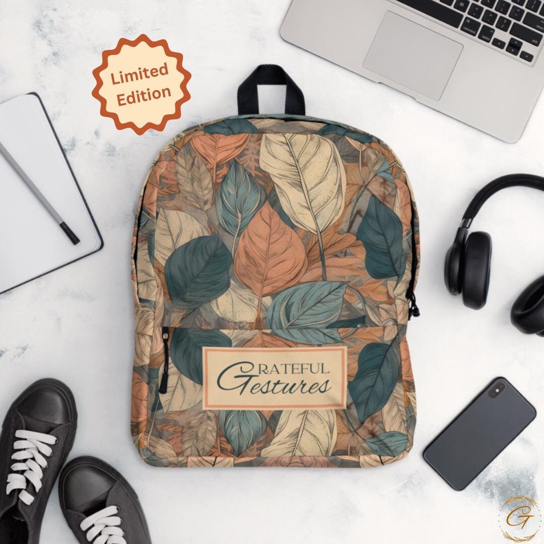 Pastel Earth Floral Backpack