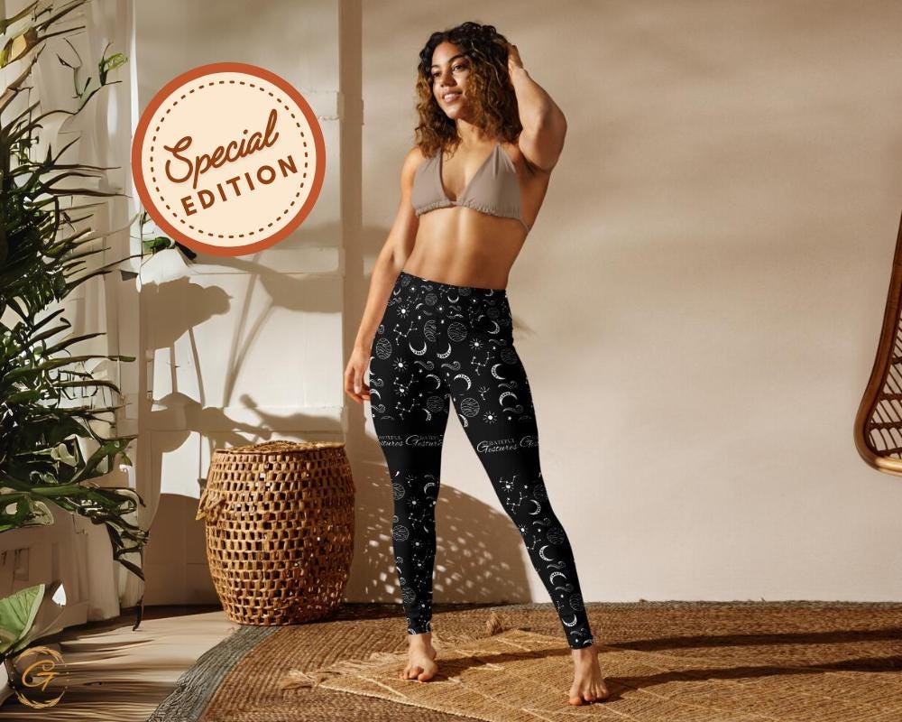 Inspiring Black Astral Yoga Leggings & Shorts