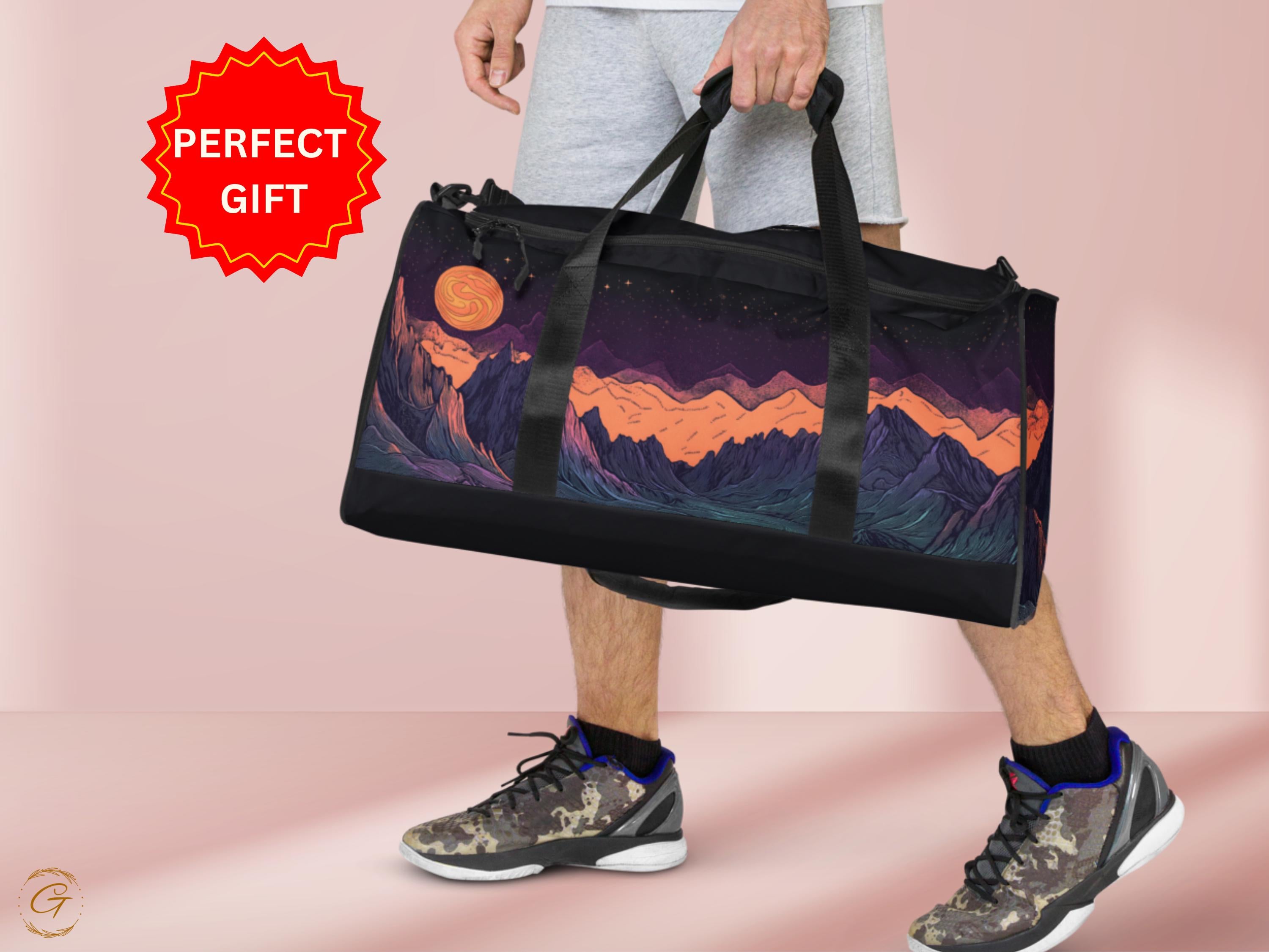 Mountain Sunset AOP Travel Duffel Bag