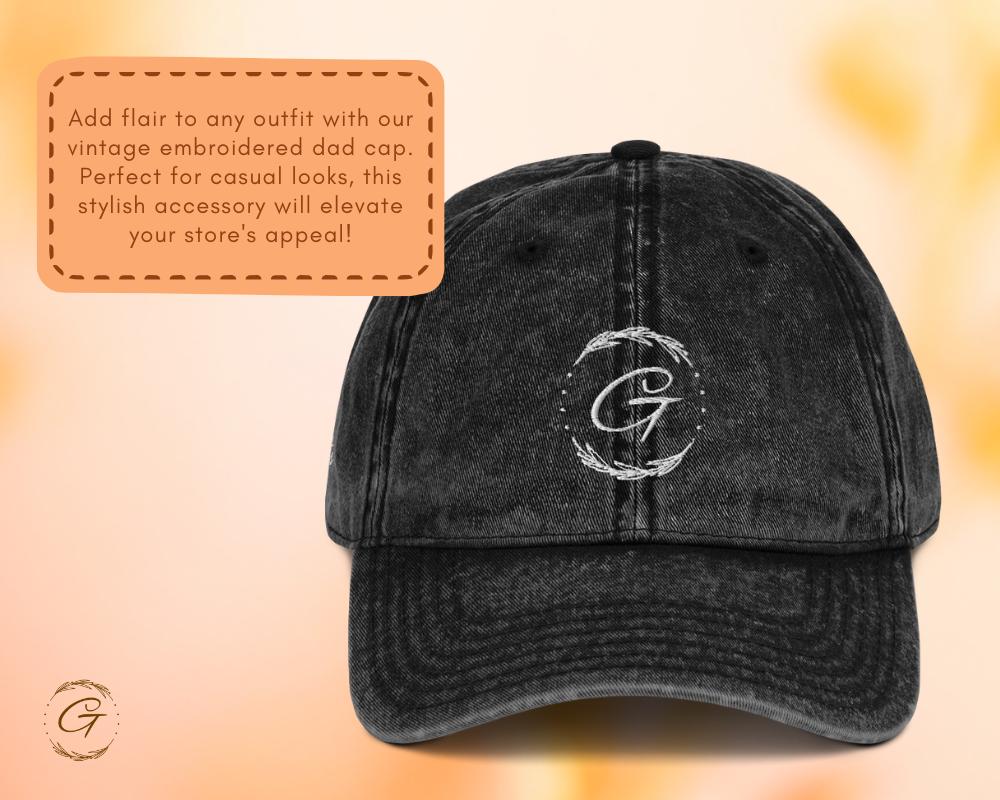 Grateful Gestures G Cap Retro Cotton Twill