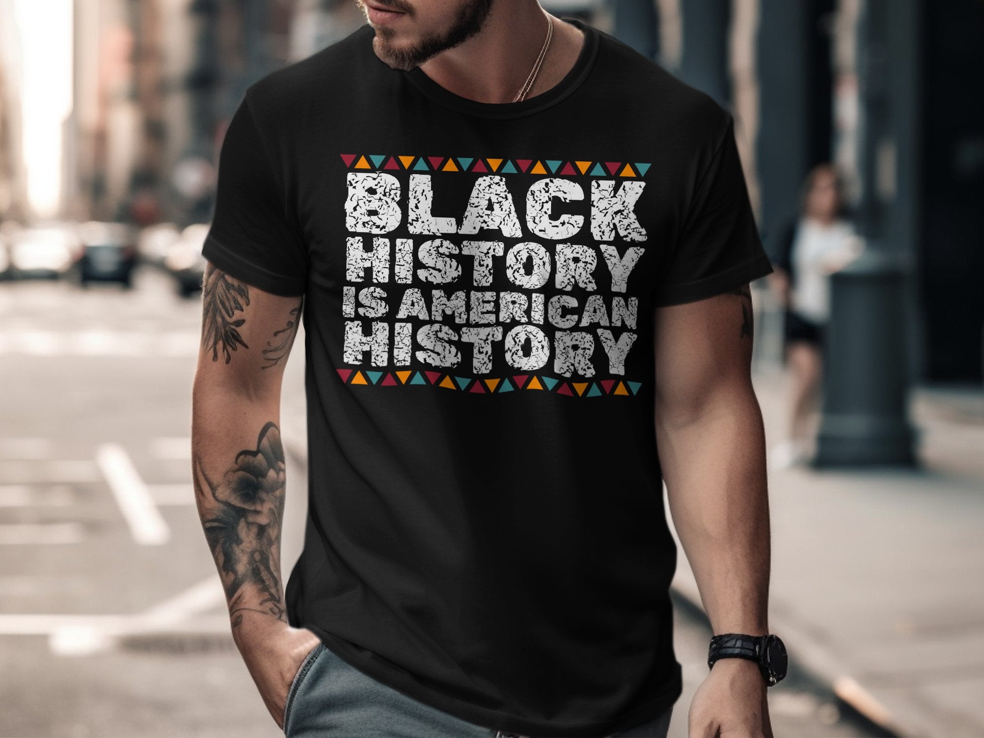 Black History Is American History Graphic T-shirt product
