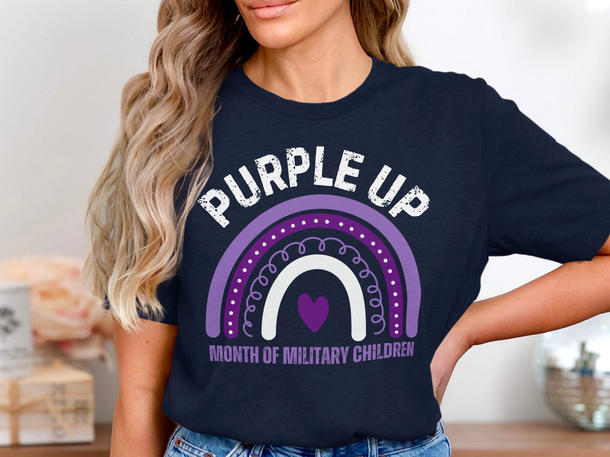 Purple Up Month of Military Children t-shirt product