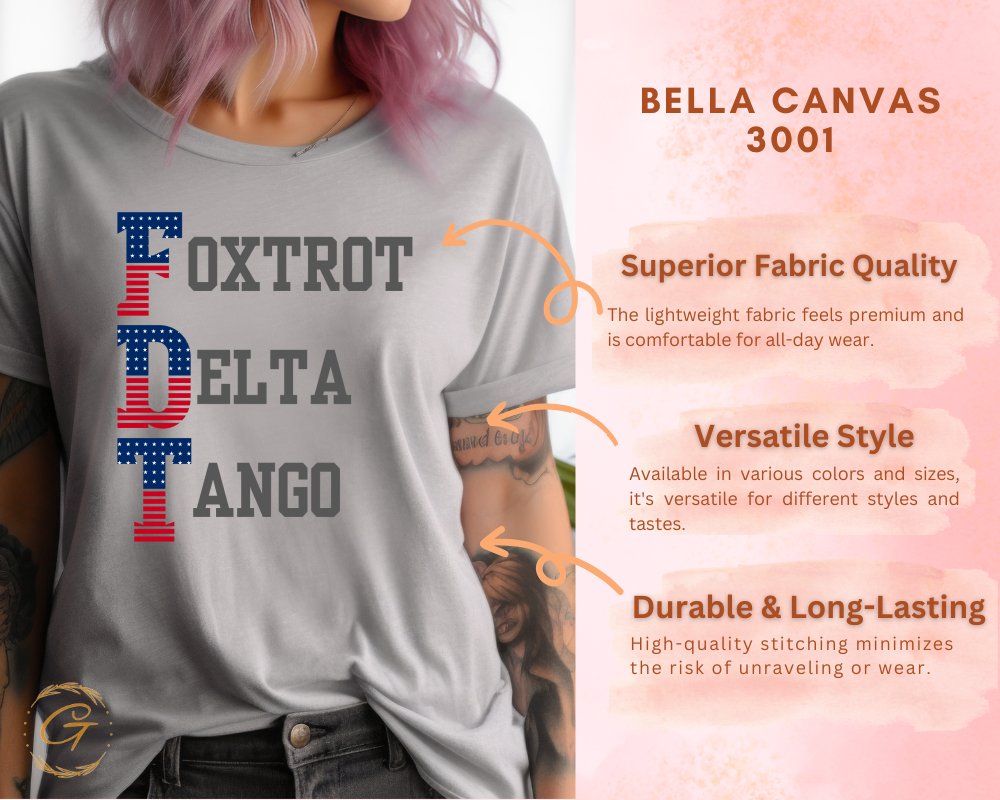 Patriotic Foxtrot Delta Tango T-shirt product type