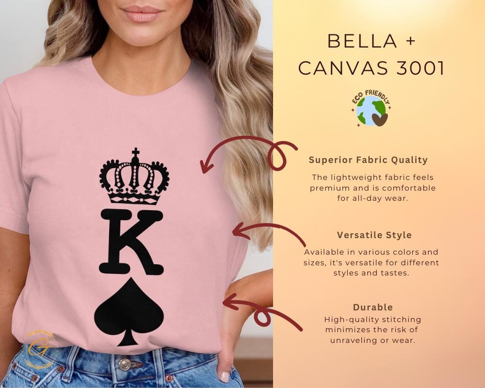 King of Spades T-Shirt Design, Playing Card Symbol Tee