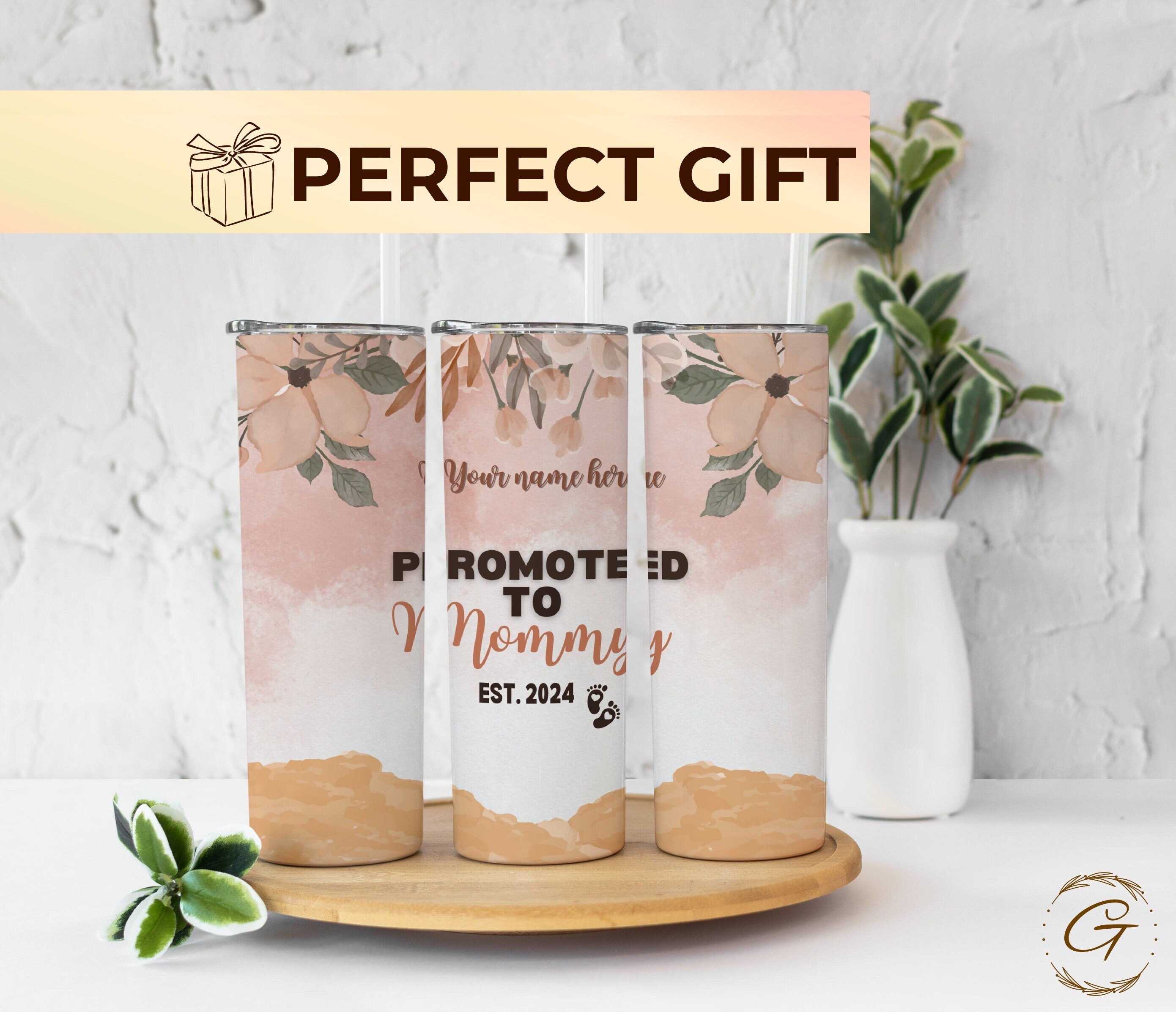 First Mothers Day 2024 Personalized Tumbler