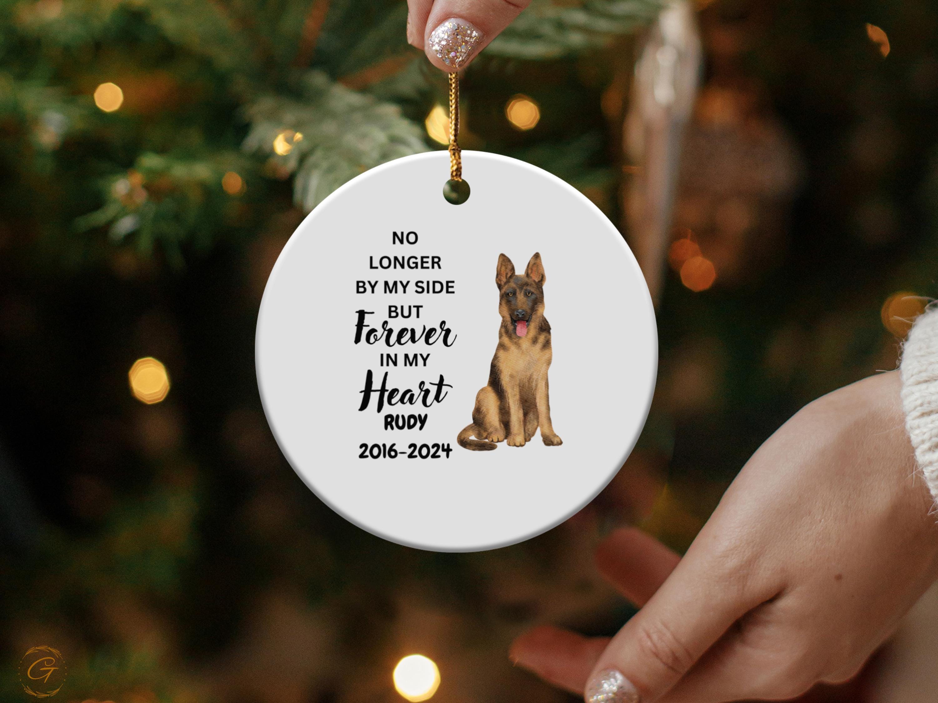 Custom Pet Memorial Dog Ornament, Dog Remembrance