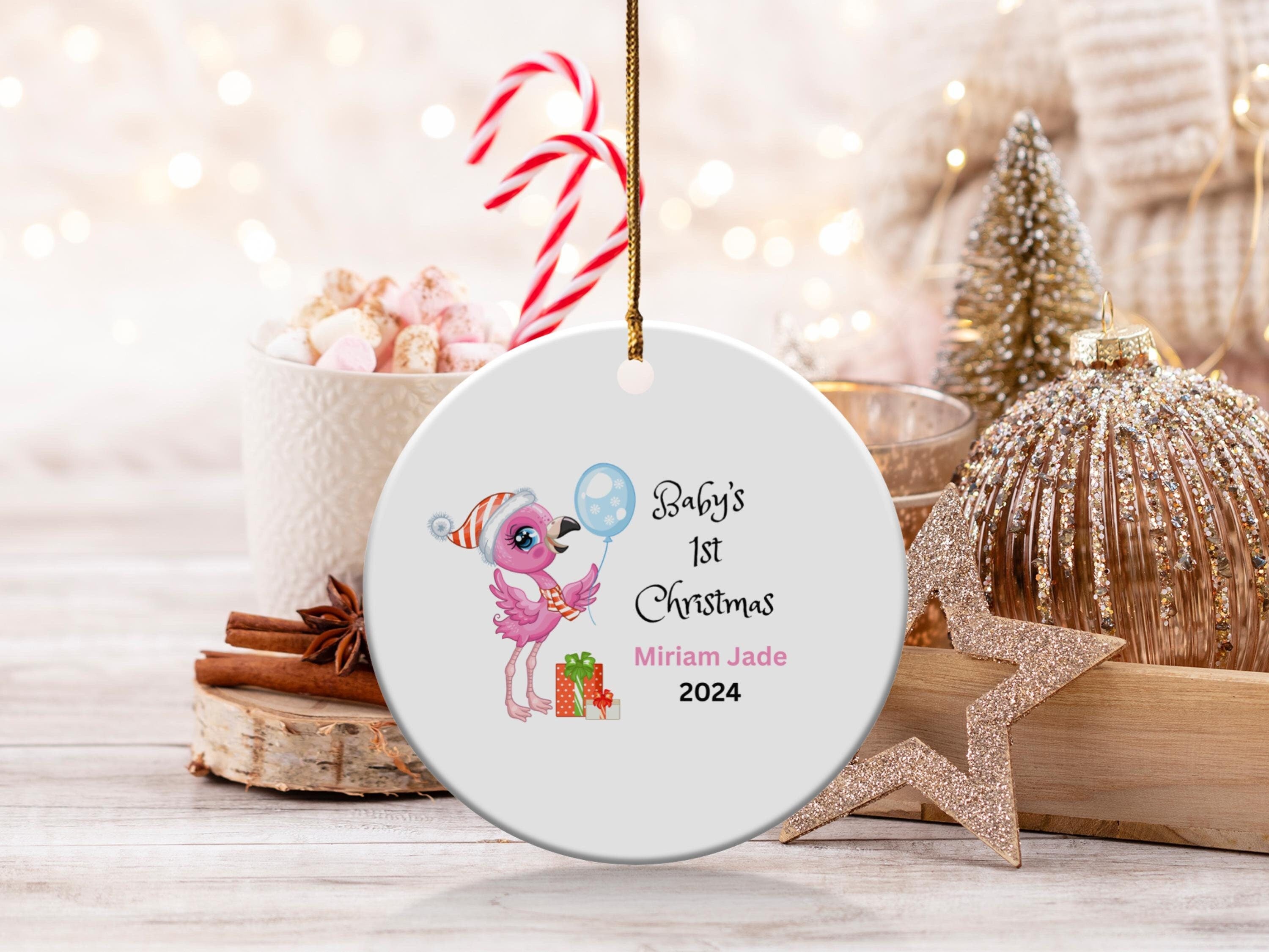 Personalized Baby's 1st Christmas Ornament