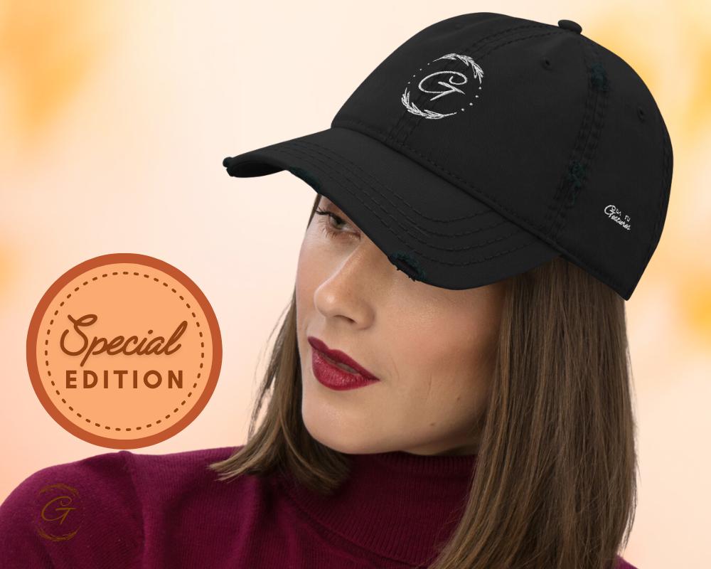 G Hat Distressed Dad Hat Embroidered Adjustable Cap