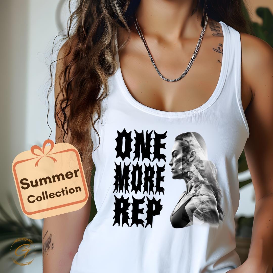 One More Rep Motivational Tank Top