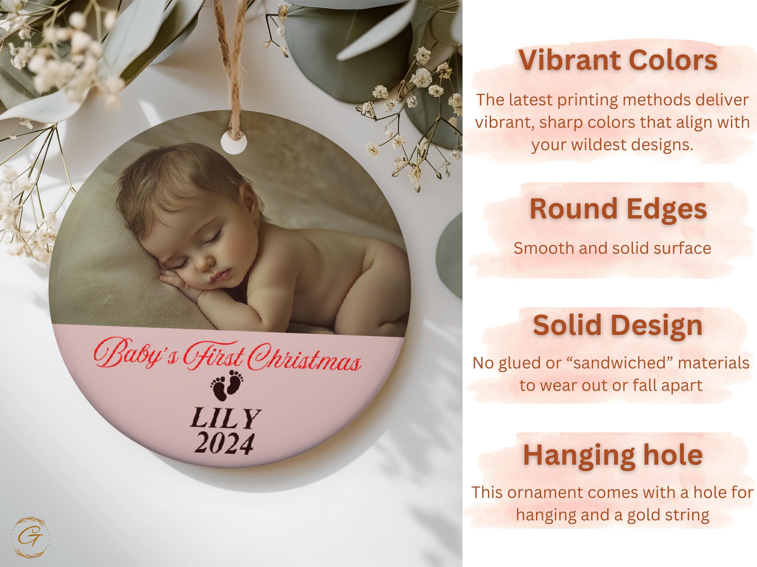 Personalized Baby's First Christmas Ornament