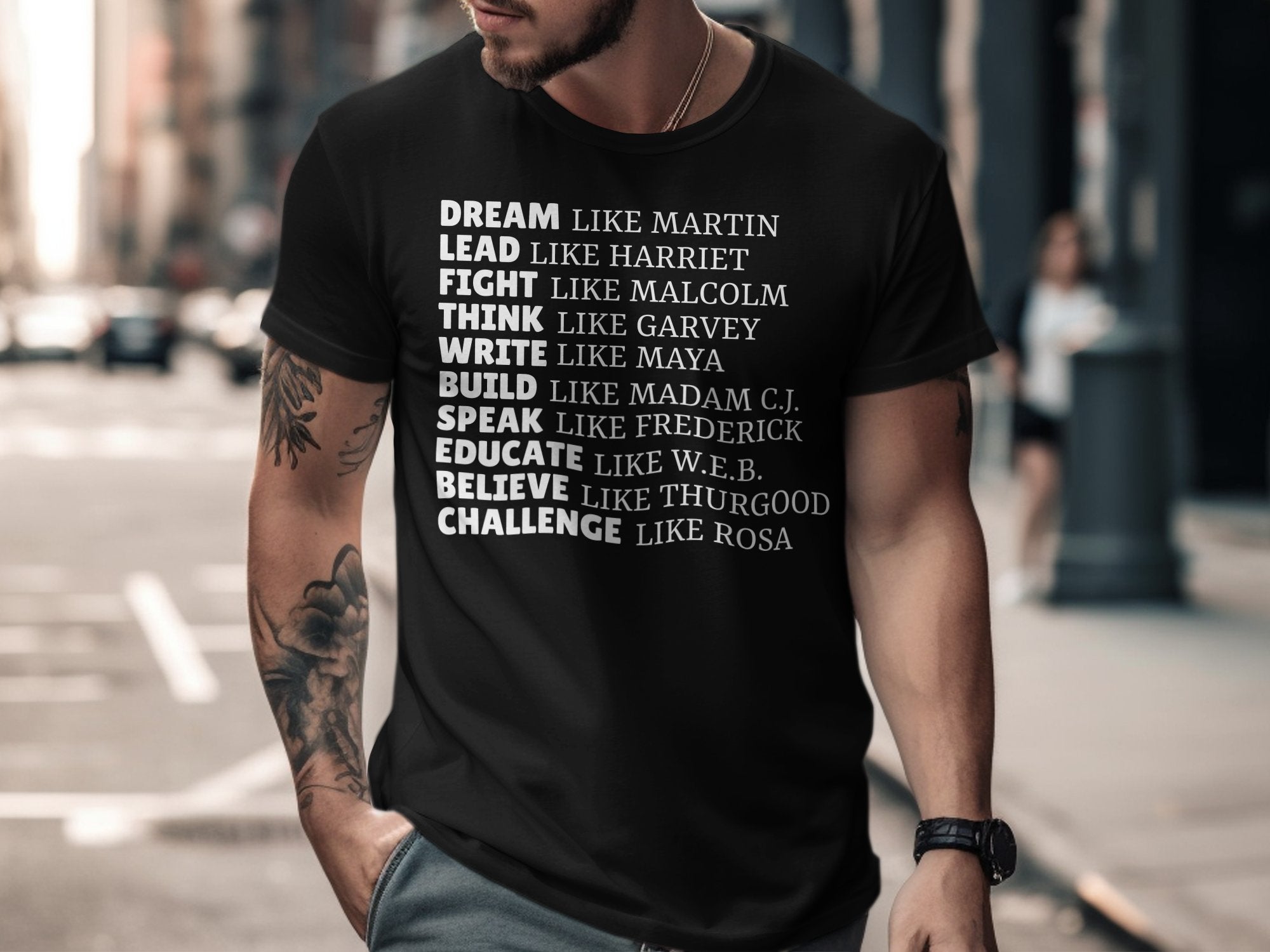 Inspirational Leaders Message Men's T-Shirt product type