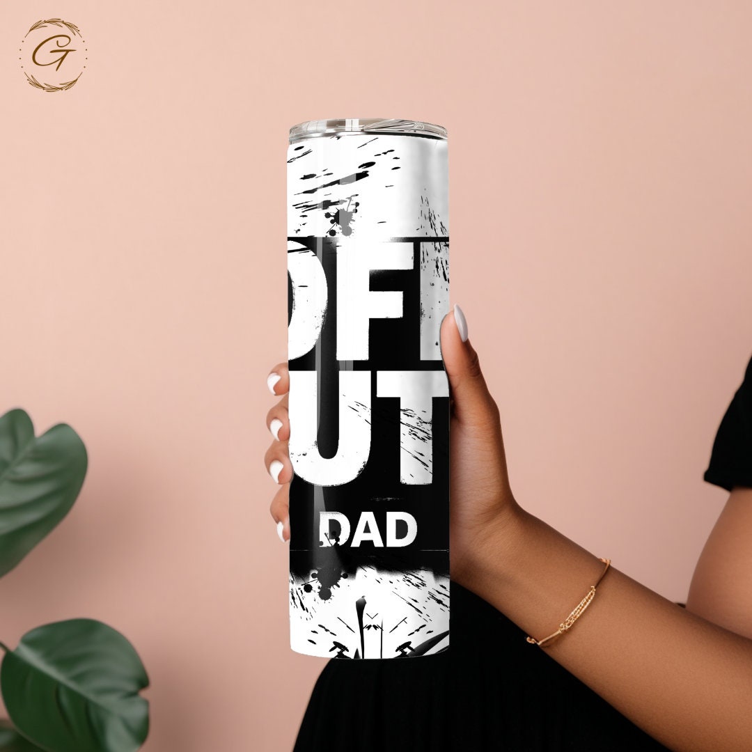 Off Duty Dad Tumbler, Insulated Stainless Steel Tumbler