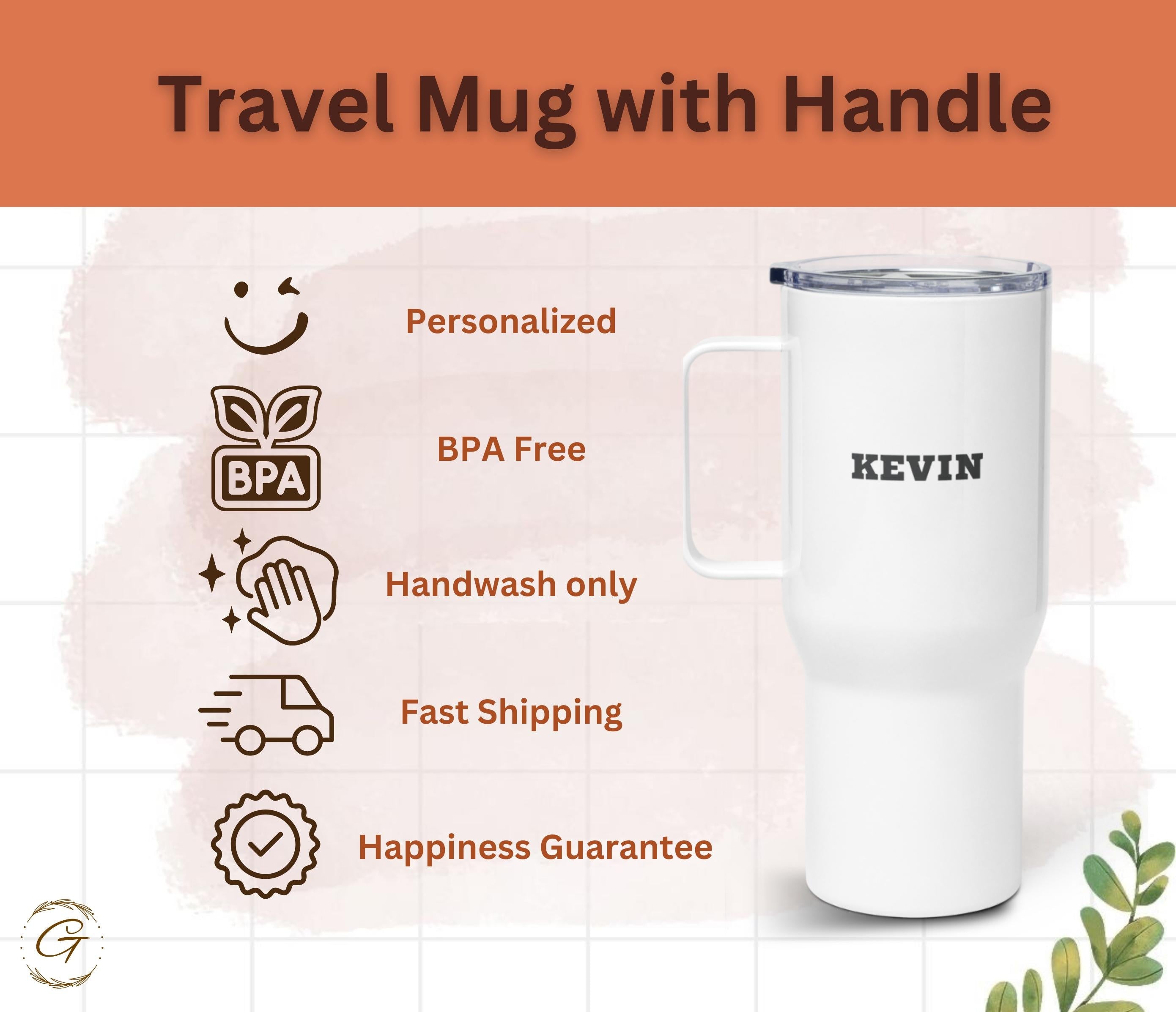 Personalize Dad of Ballers Travel Mug