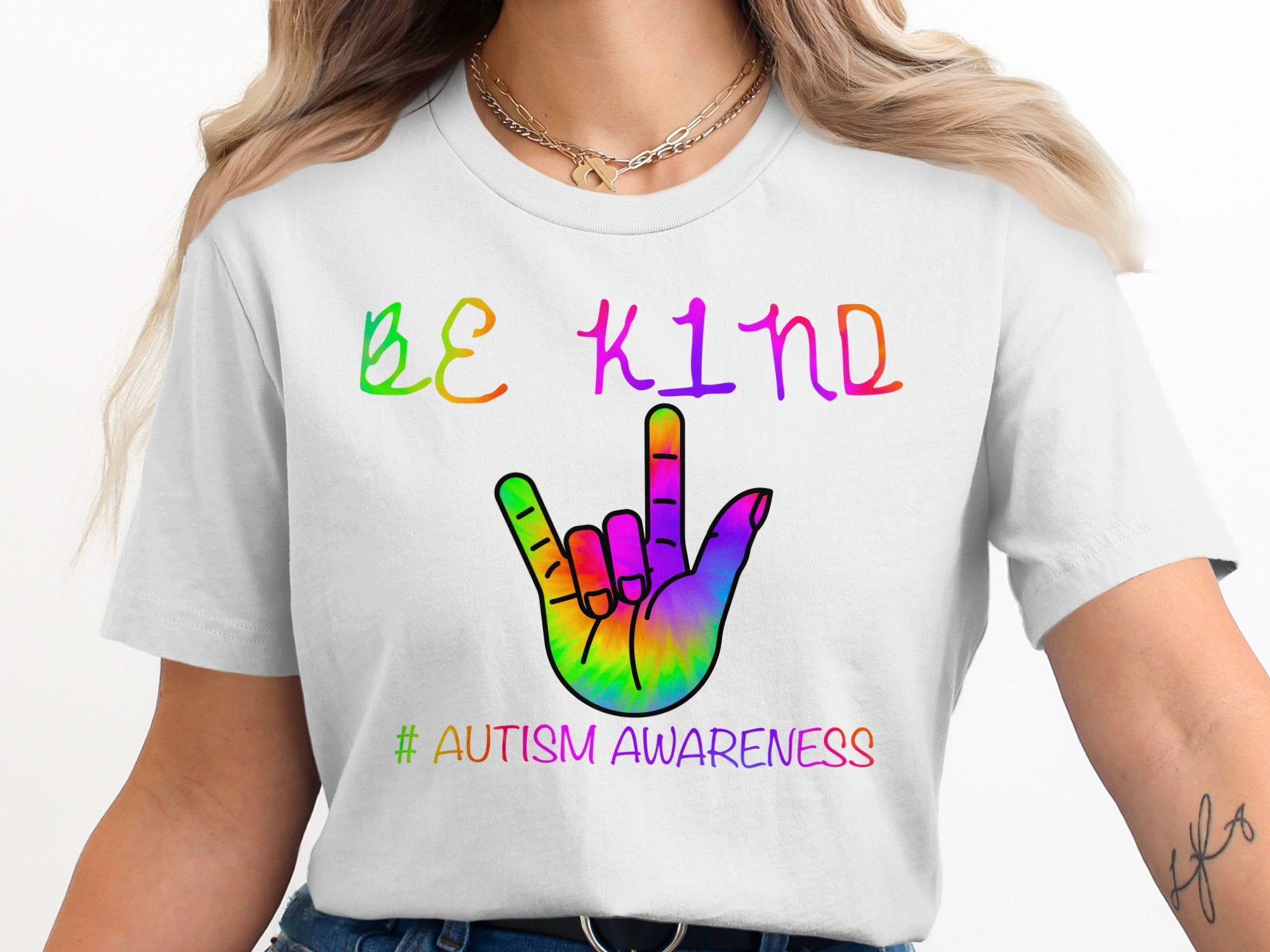 Be Kind Autism Awareness Graphic T-shirt product type