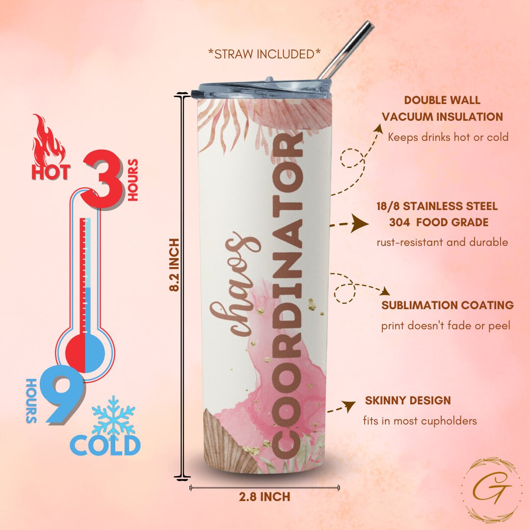 Custom Chaos Coordinator Tumbler,Teacher Appreciation Week Gift