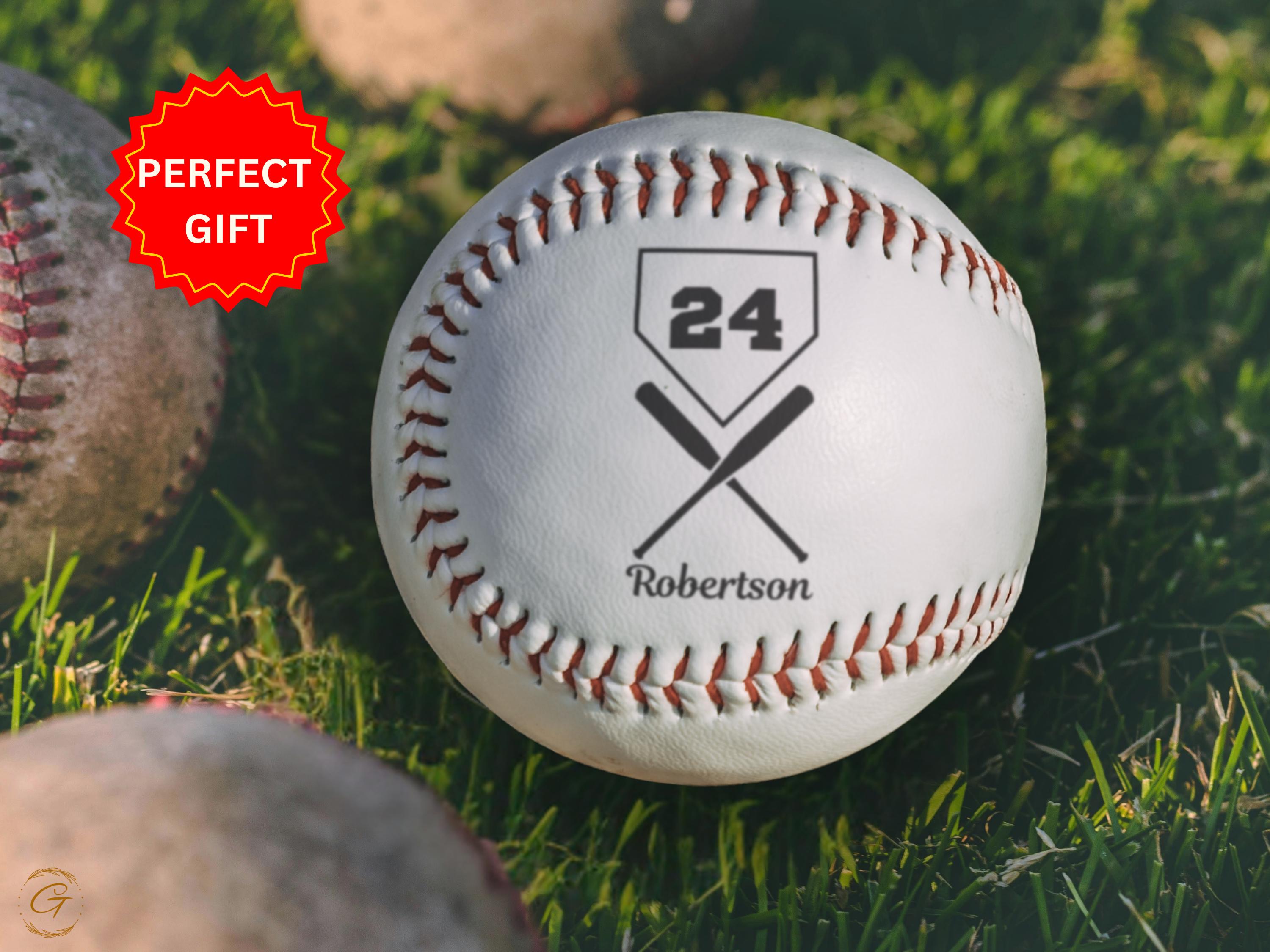 Custom Baseball with Name and Number