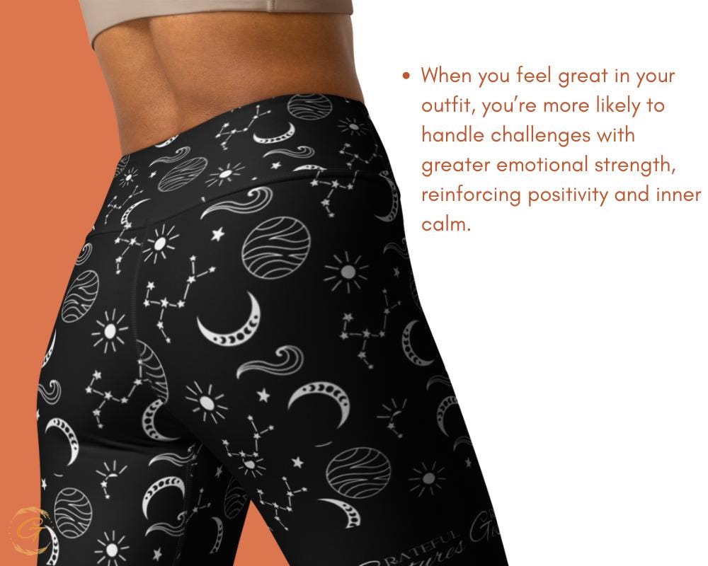 Inspiring Black Astral Yoga Leggings & Shorts