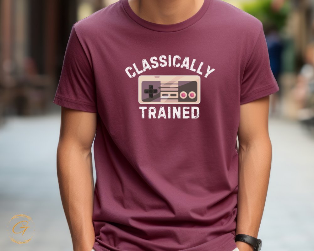 Classically Trained Maroon Graphic T-Shirt product