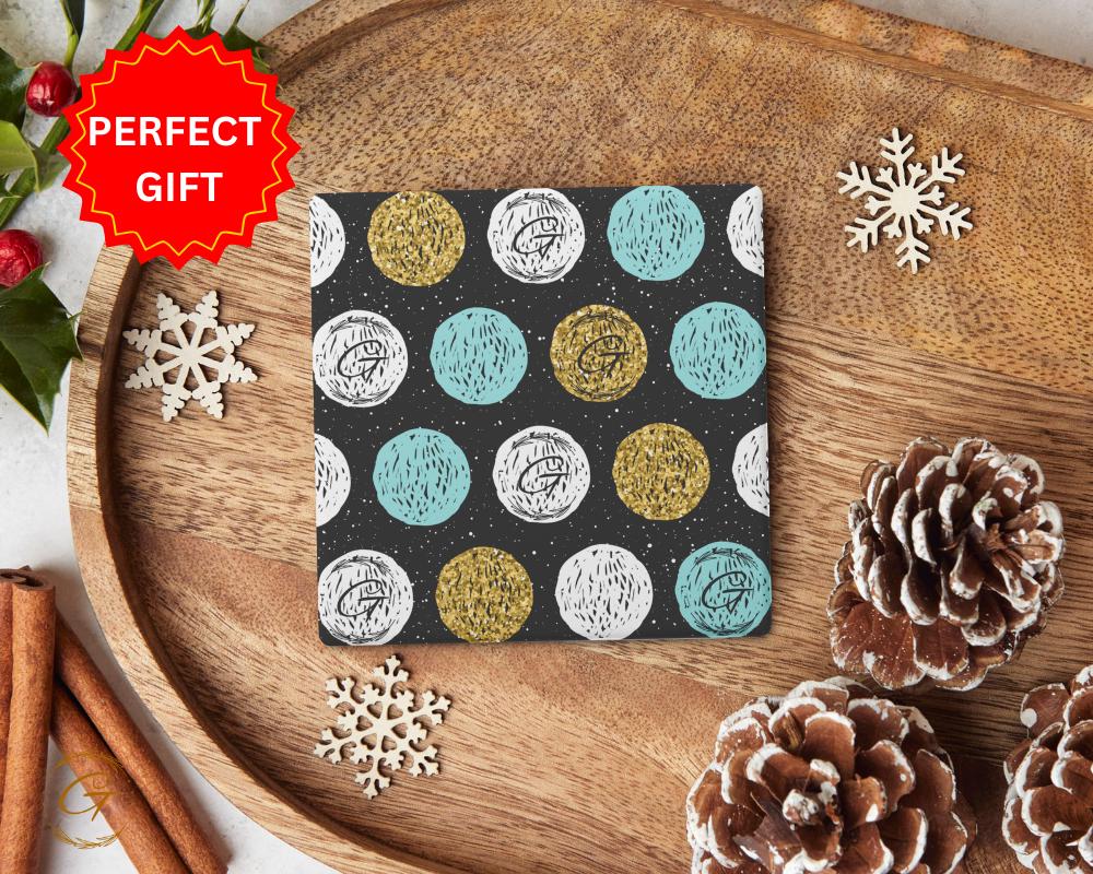 Soapstone Coaster with Astral Doodle G Design