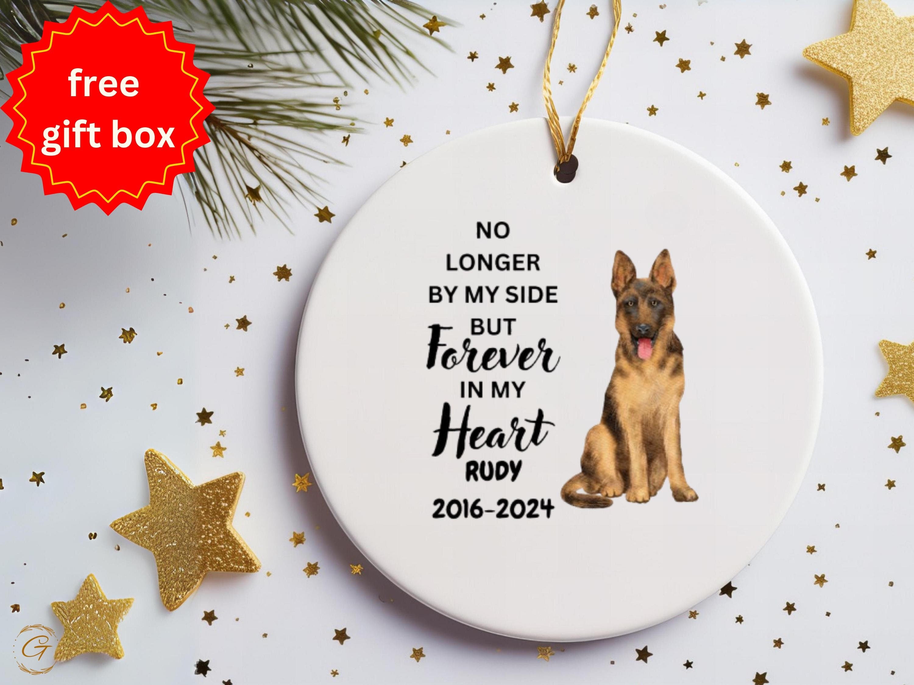 Custom Pet Memorial Dog Ornament, Dog Remembrance