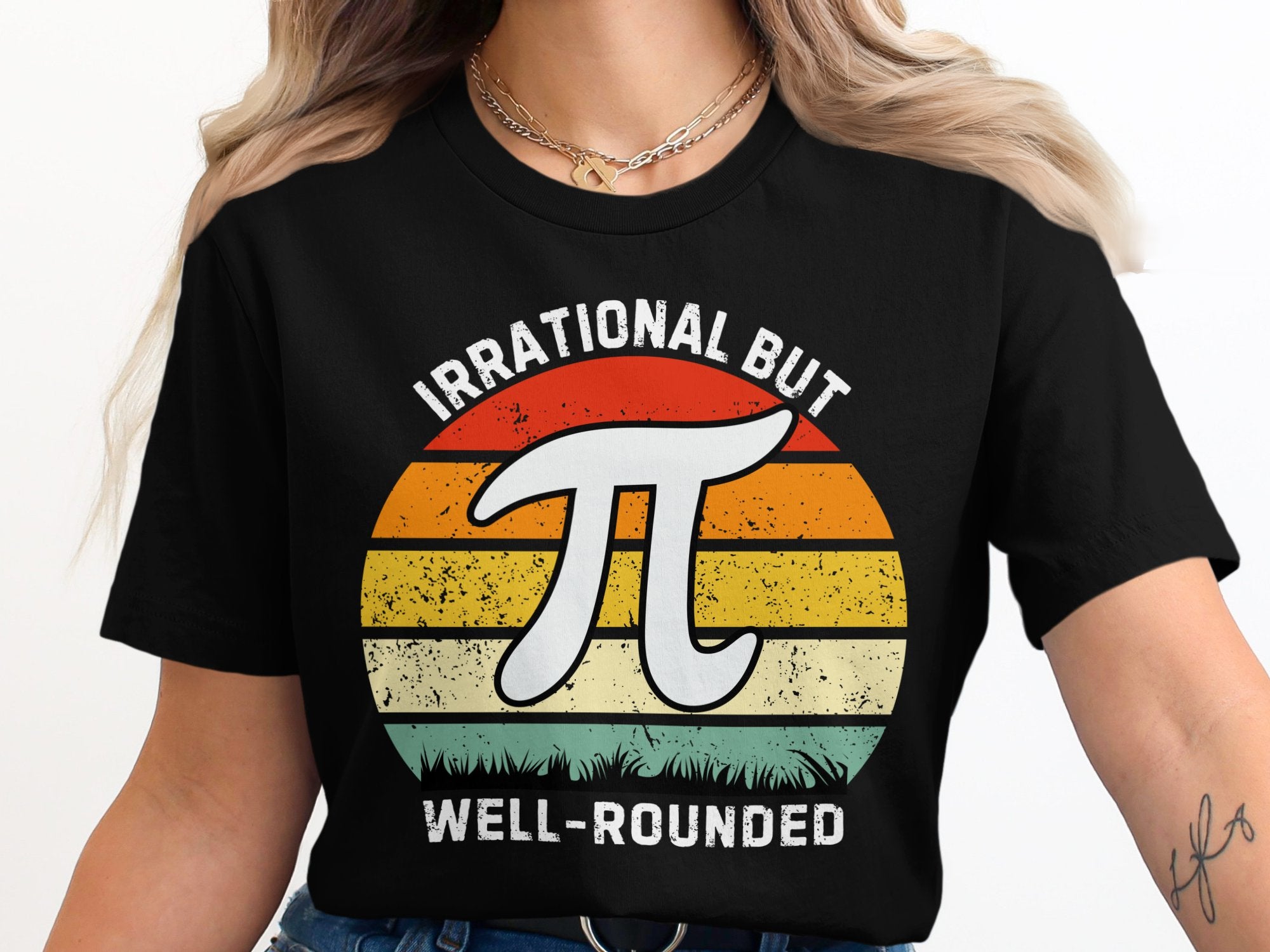 Irrational But Well-Rounded Pi Design T-Shirt product