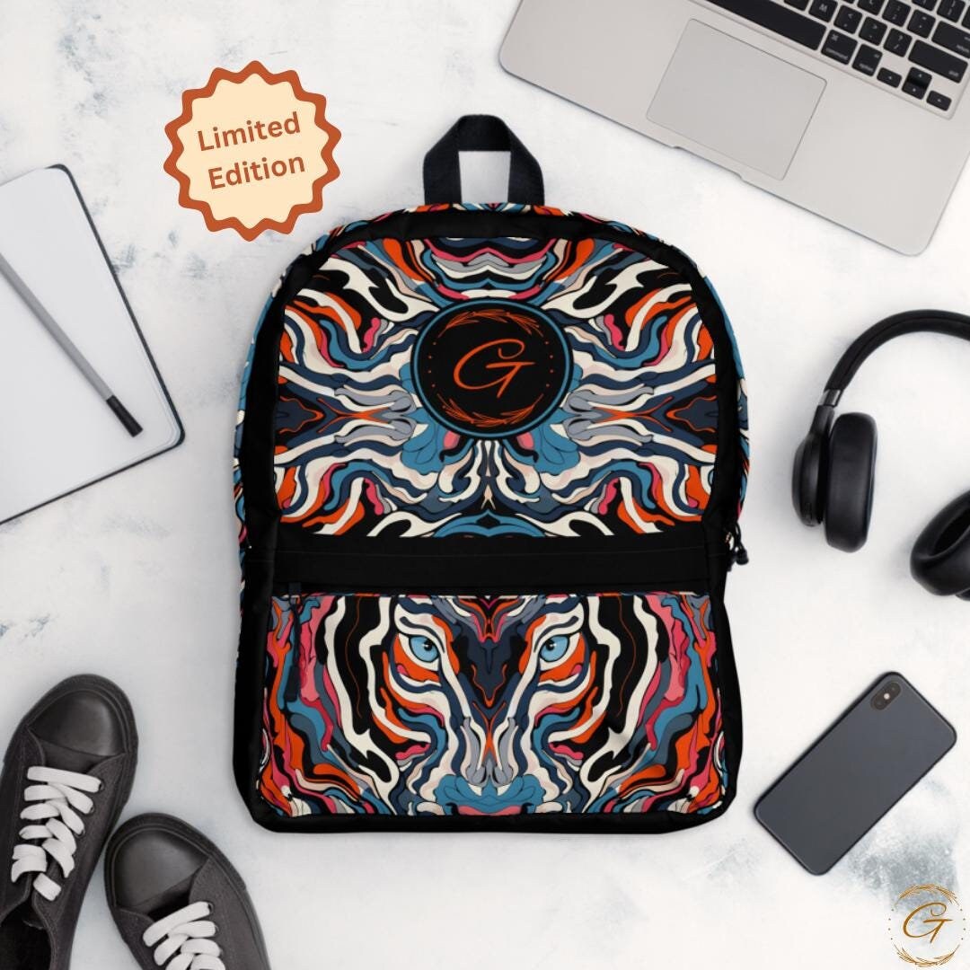 Retro Safari Print Backpack