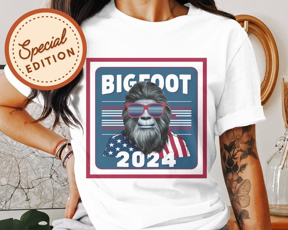 Bigfoot 2024 Graphic T-Shirt Design Tee