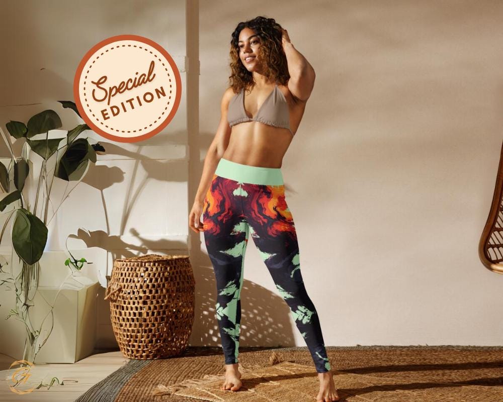 Kinetic Energy Yoga Leggings and Shorts -  High-Waisted Activewear for Women