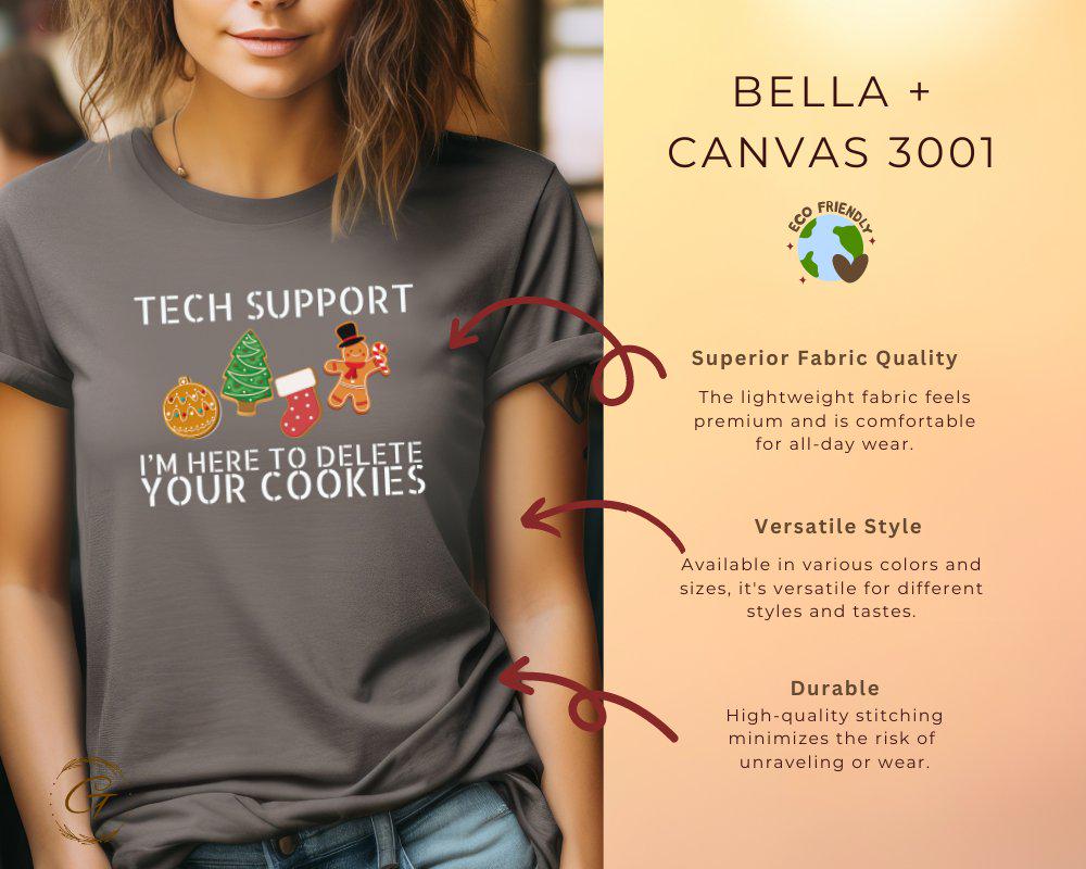 Profession T-shirt, Tech Support Christmas Cookies Tee