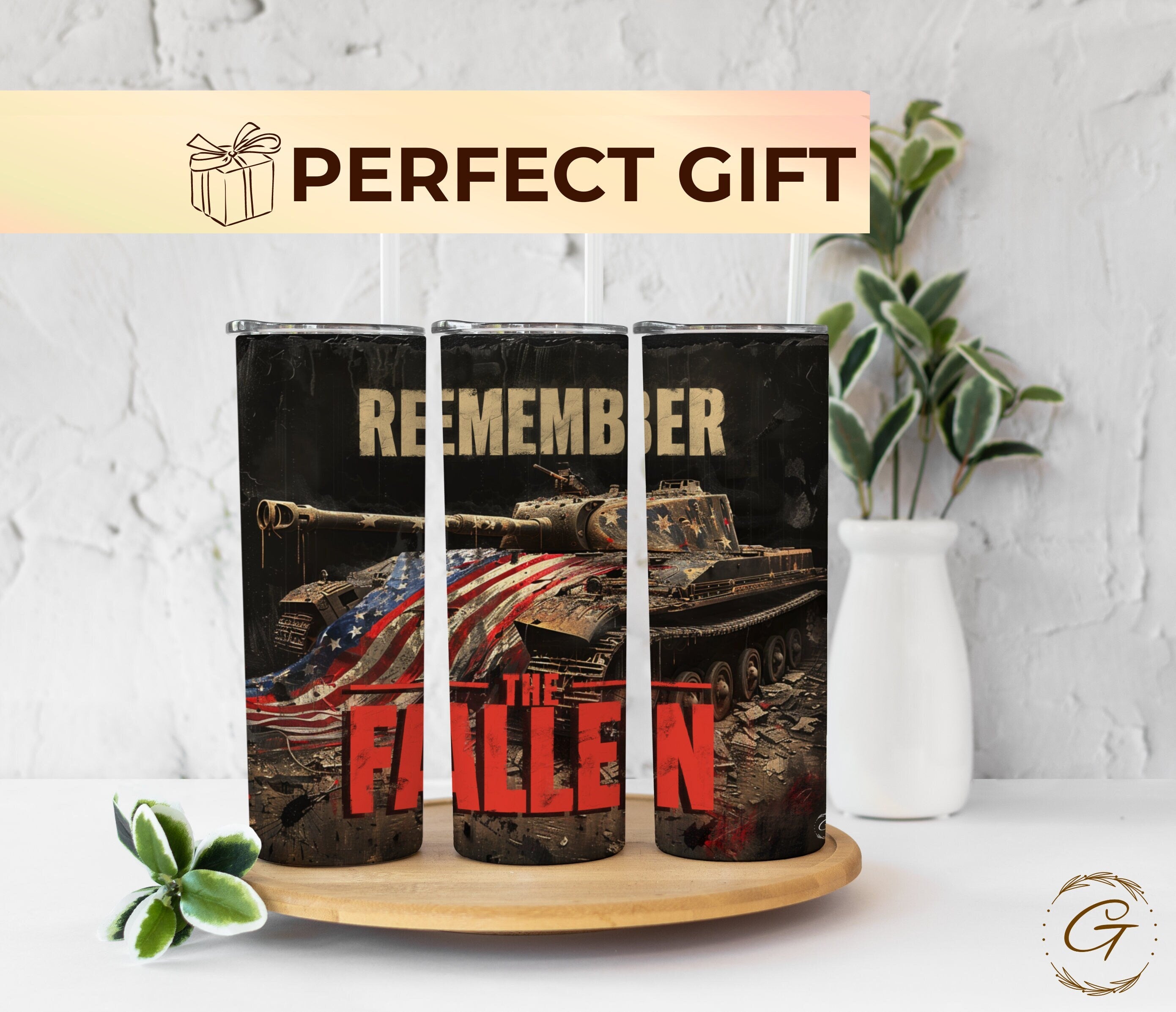 Memorial Day Tribute 20oz Skinny Tumbler