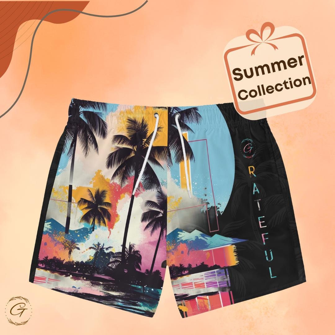 Men's Tropical AOP Swim Shorts