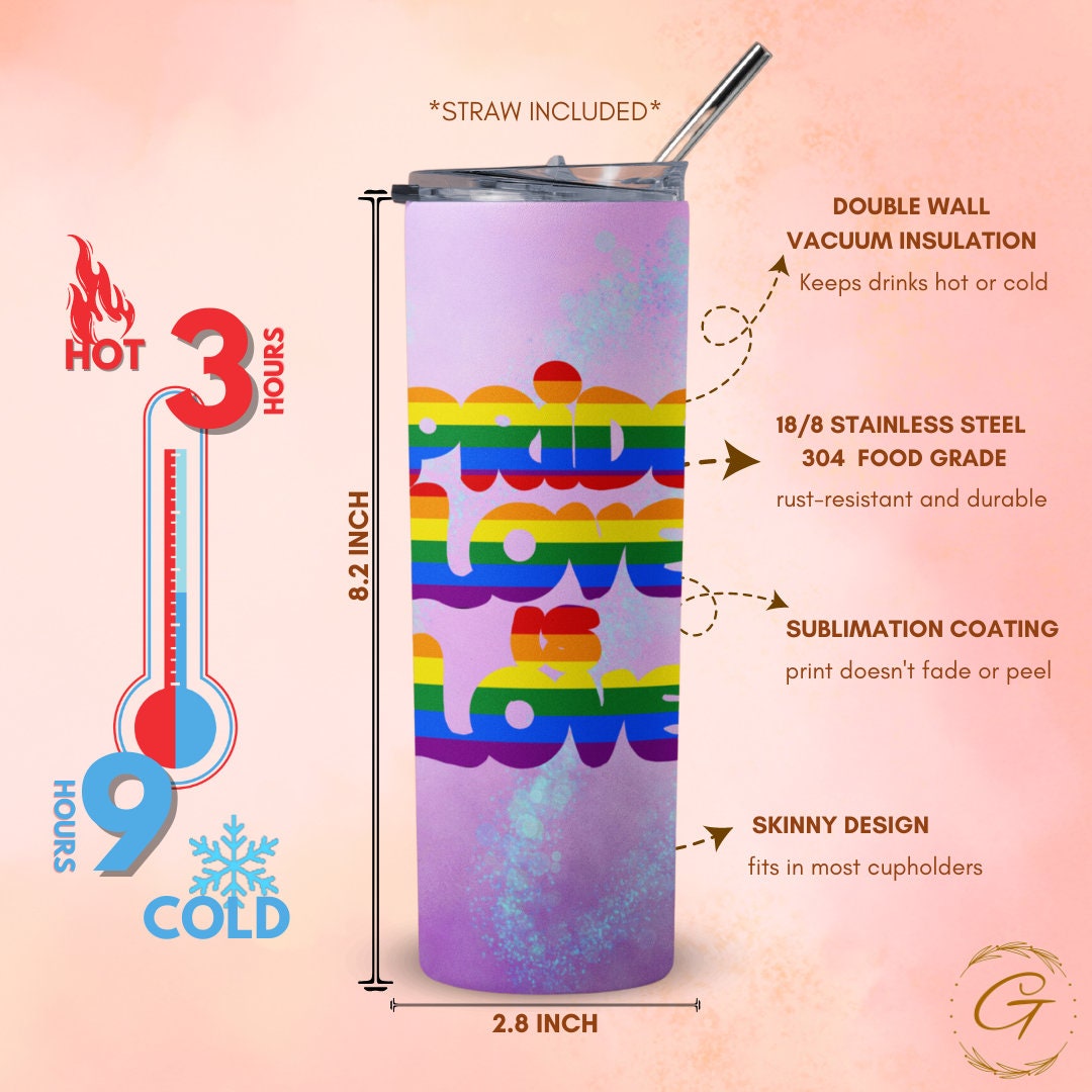 Love is Love Pride Tumbler 22oz