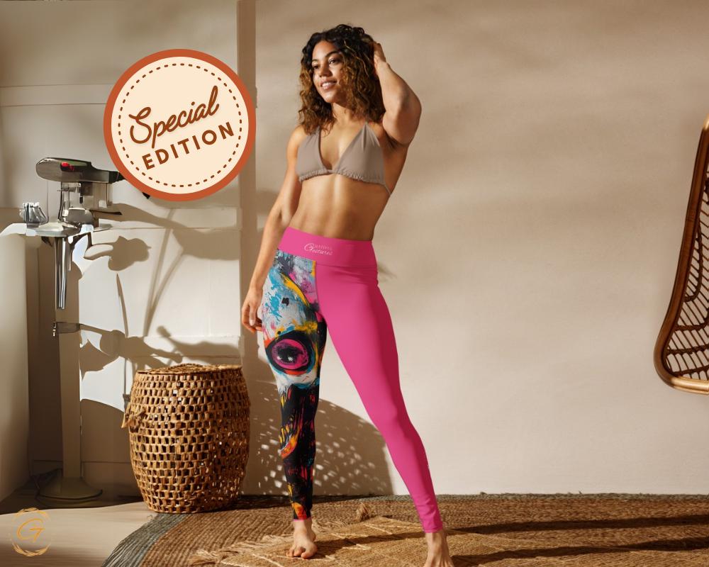 Ghoul AOP Yoga Leggings and Shorts, Stylish Activewear for Women, High-Stretch Comfortable Perfect for Yoga Fitness For Everyday Casual Wear